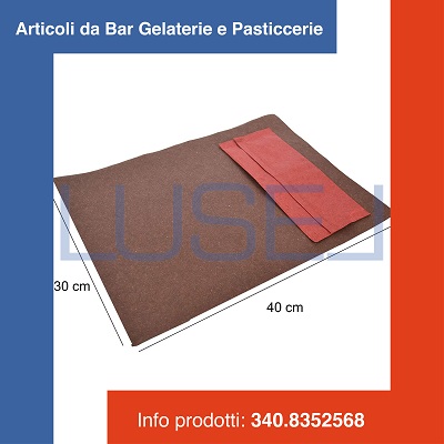 (c5) PZ 200 TOVAGLIETTE BORDEAUX CARTA 40 X 30 CM + 250 BUSTE PORTA POSATE CON TOVAGLIOLO 2 VELI